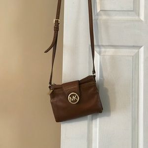 Michael Kors lather cross body bag